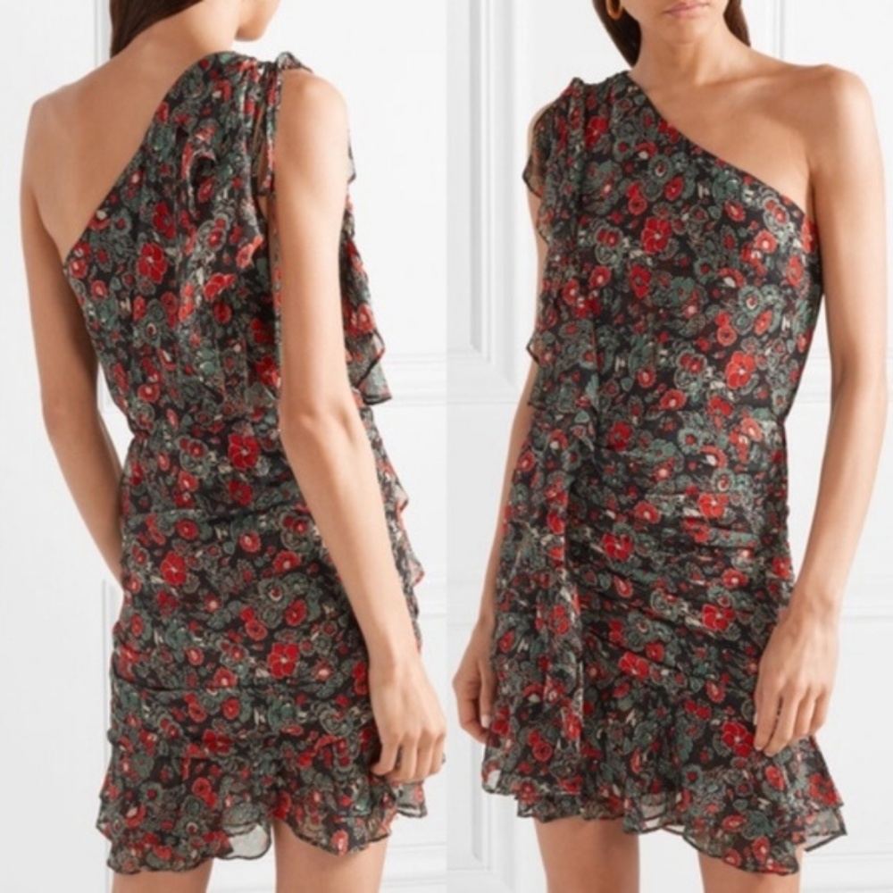 Veronica Beard Ballard Silk Mini Dress, Sz. Lg - Picture 4 of 8